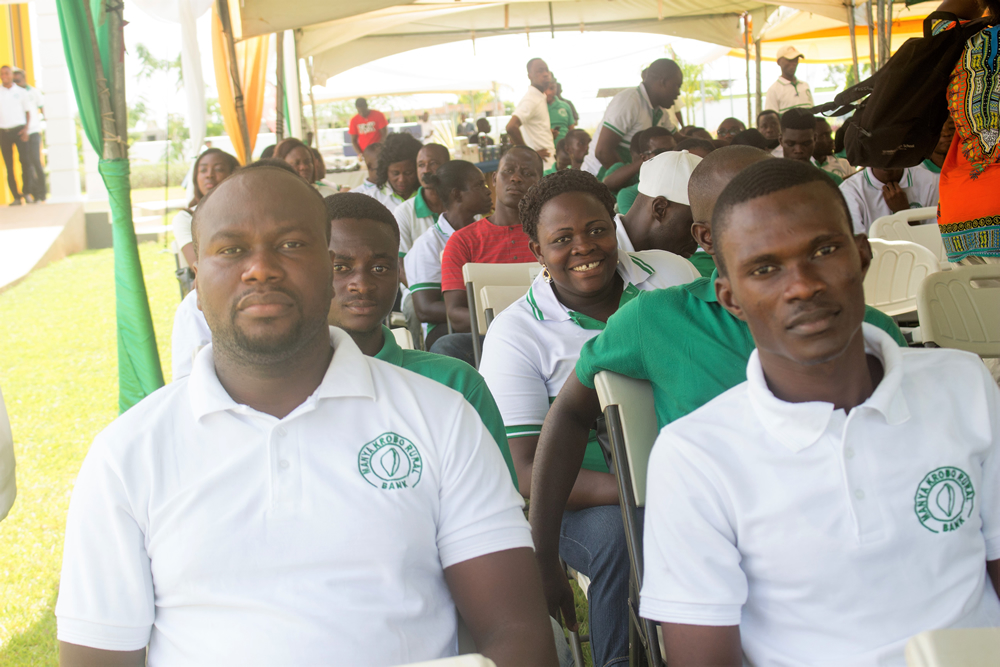 Rural bank staff at the event