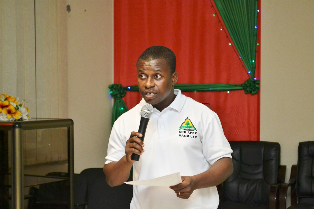 Isaac Osei the MC of the service