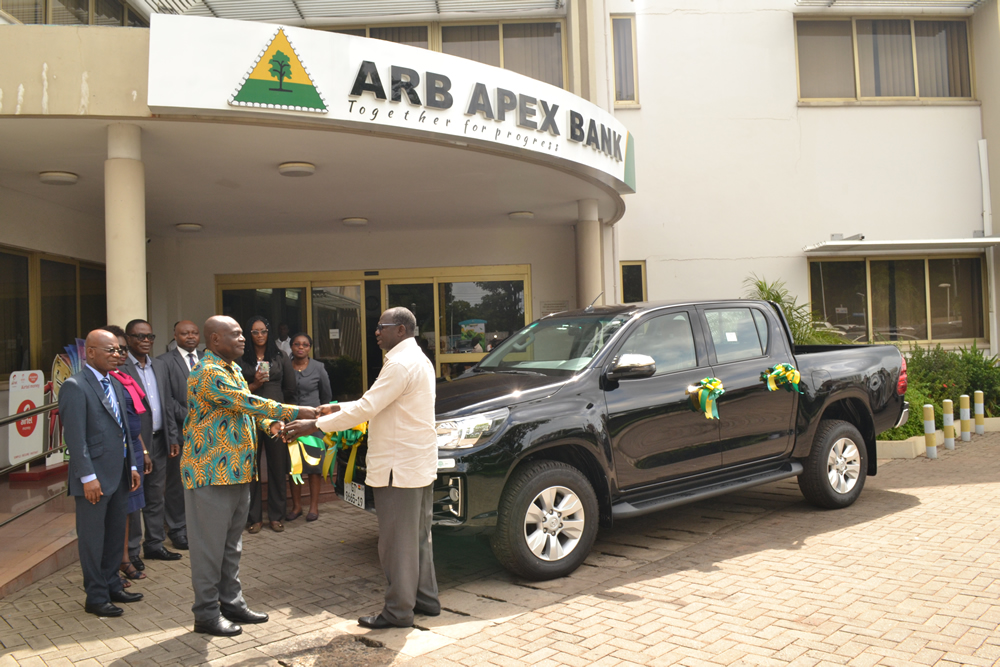 Arb Apex Bank Donates A New Toyota Pickup To The Association Of Rural Banks